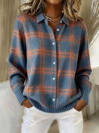 Danique | Soft Checked Button-Up