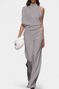 Etta | Asymmetrical One-Shoulder Wide-Leg Jumpsuit
