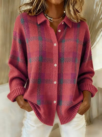 Danique | Soft Checked Button-Up