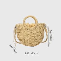 Amaya | Natural Braided Handbag