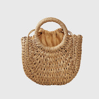Amaya | Natural Braided Handbag