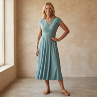 Iliana - Stylish V-Neck Dress