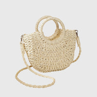 Amaya | Natural Braided Handbag