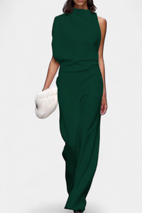 Etta | Asymmetrical One-Shoulder Wide-Leg Jumpsuit