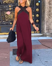 Delphine | Dress with Crossed Cut