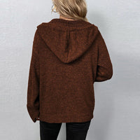 Vivian - Women's Relaxed Hooded Knit Cardigan